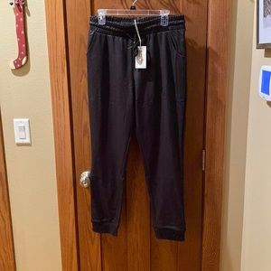 Grace & Lace leather like joggers